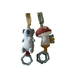 Itzy Ritzy Bitzy Bespoke Jingle Mushroom/koala Attachable Travel Stroller Toys